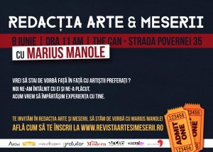 Read more about the article Invitatie in redactia Arte si meserii