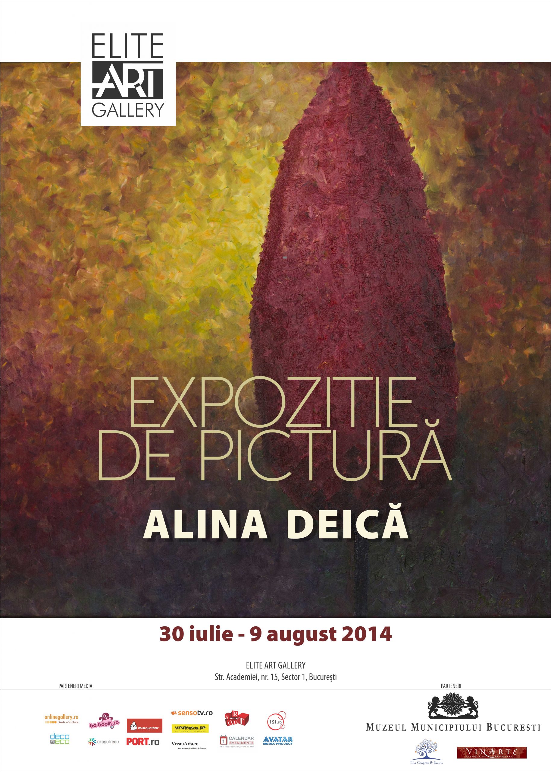 You are currently viewing Expoziție personală de pictură semnată ALINA DEICĂ