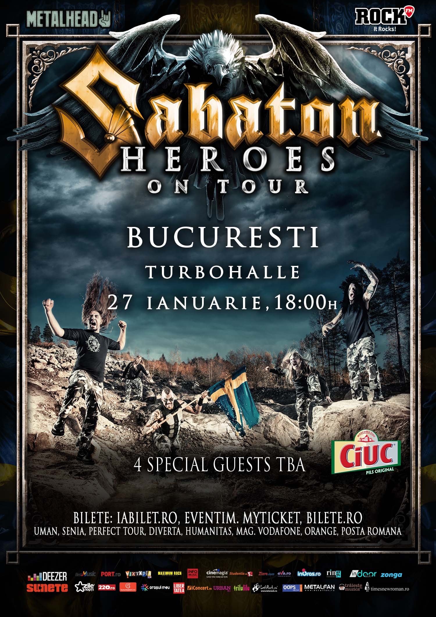 You are currently viewing Concert extraordinar Sabaton