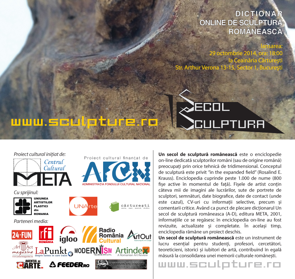 You are currently viewing Un secol de sculptură românească – enciclopedie on-line (N – Z)