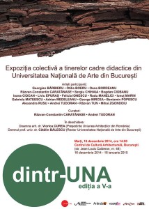 Read more about the article EXPOZIȚIA „DINTR-UNA”