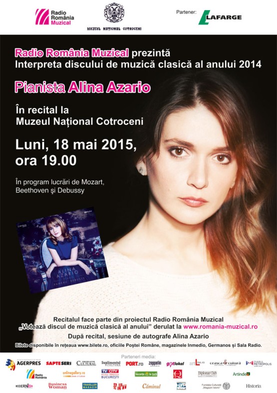 You are currently viewing Concert de pian susţinut de Alina Azario la Muzeul Cotroceni