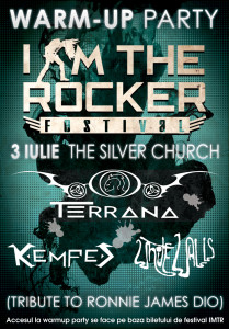 Read more about the article Warm up party I AM THE ROCKER cu Mike Terrana, Kempes și White Walls