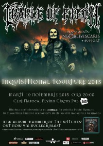 Read more about the article CRADLE OF FILTH la Cluj Napoca