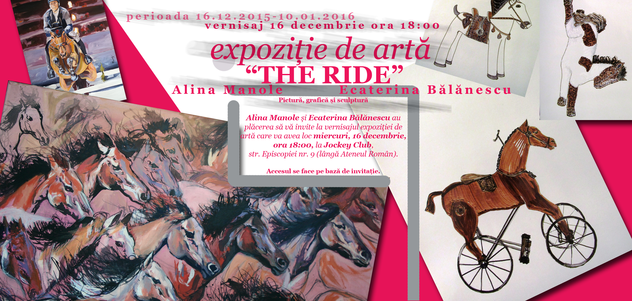 You are currently viewing The Ride: expoziție de artă Alina Manole  și Ecaterina Bălănescu