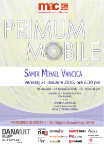 Read more about the article Expoziţia Primum Mobile la galeria Metropolis Art Collection