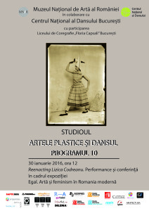 Read more about the article „Studioul Artele Plastice şi Dansul. Programul 10” la MNAR
