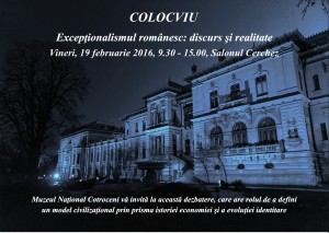Read more about the article Colocviul „Excepţionalismul românesc: discurs şi realitate“ la Muzeul Naţional Cotroceni