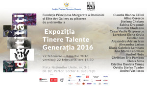 Read more about the article IDENTITĂŢI – expoziţie și recital al bursierilor programului Tinere Talente 2016