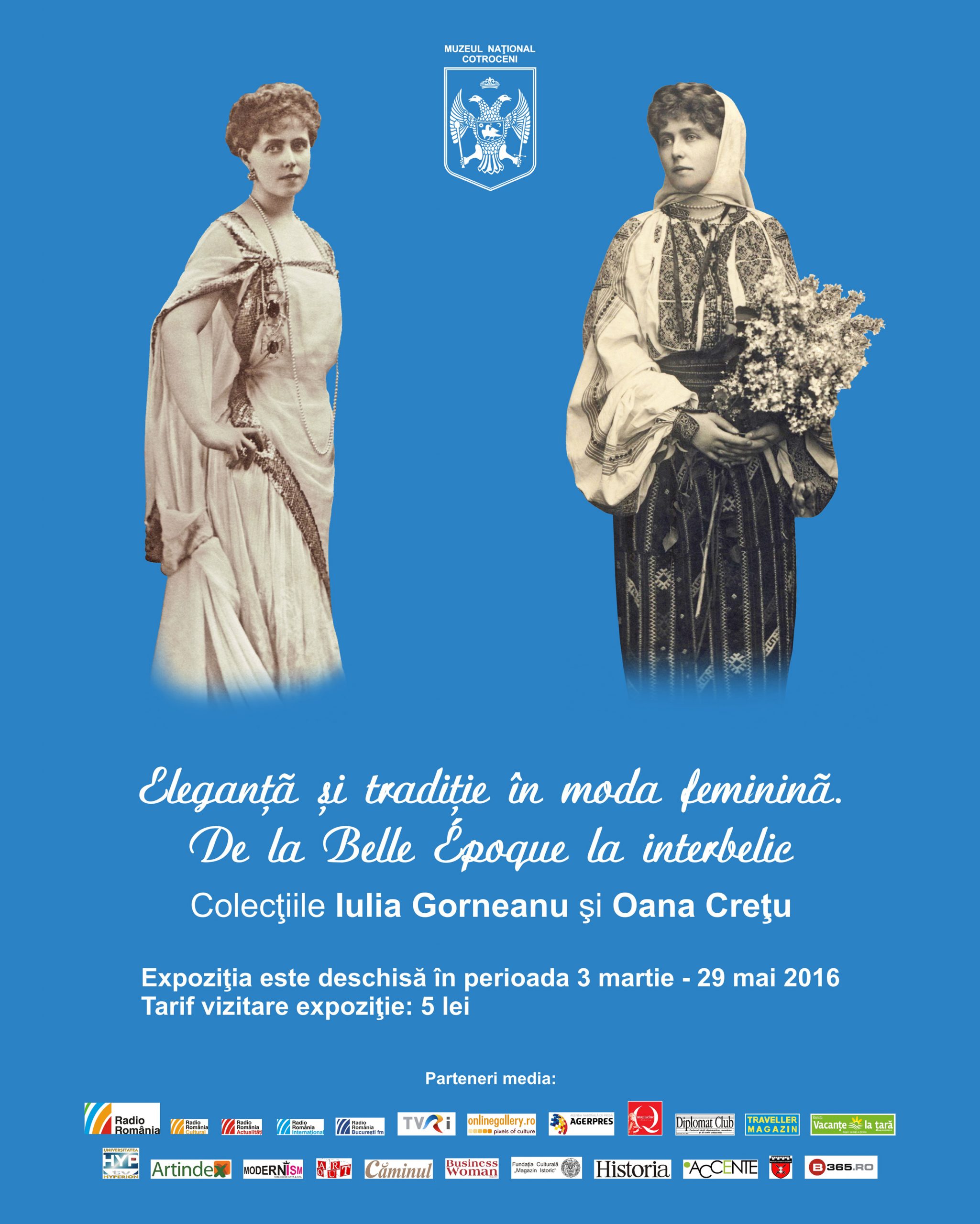 You are currently viewing „Eleganţă şi tradiţie în moda feminină. De la Belle Époque la interbelic” la Muzeul Naţional Cotroceni