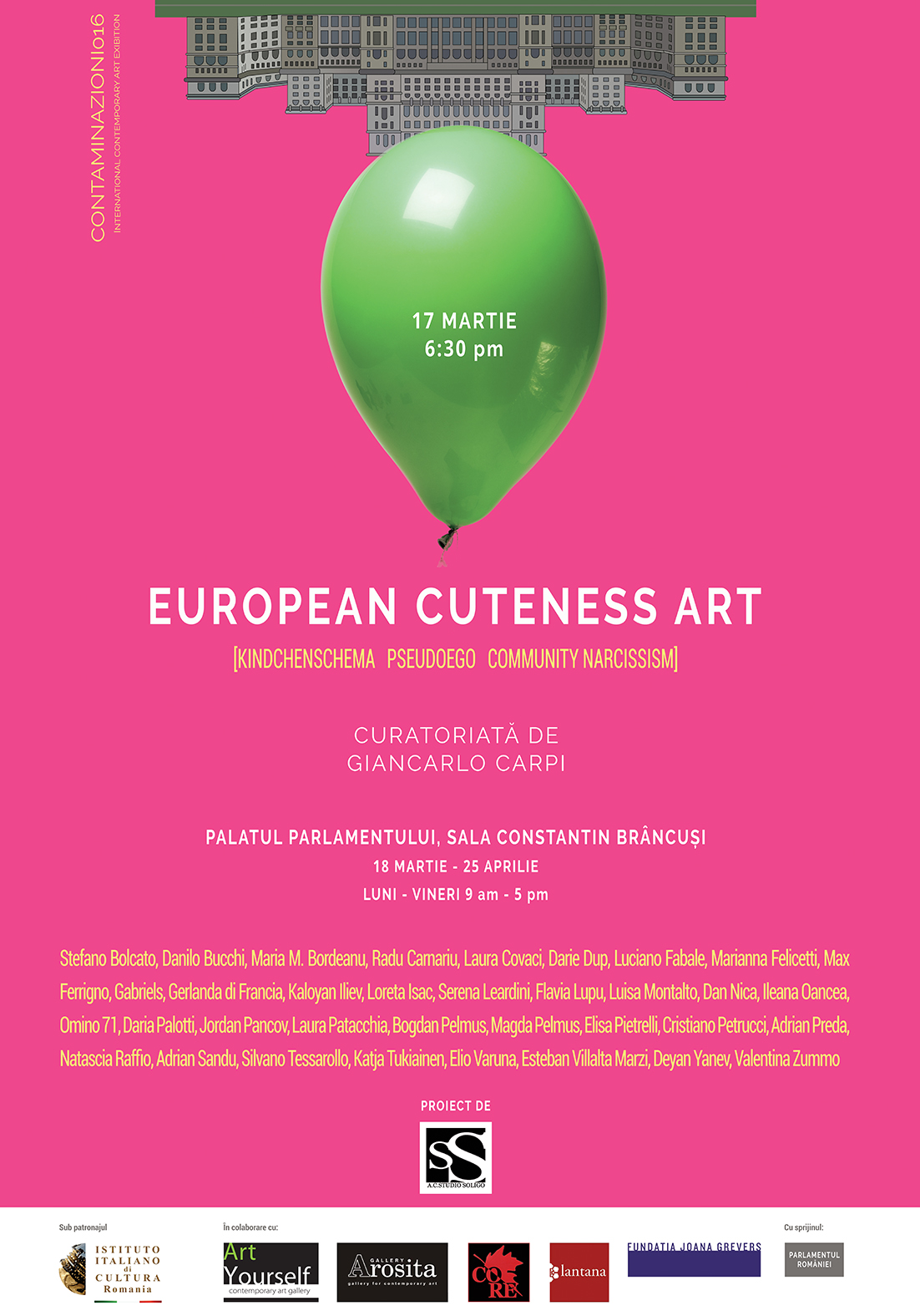 You are currently viewing Expoziţia European Cuteness Art la Palatul Parlamentului