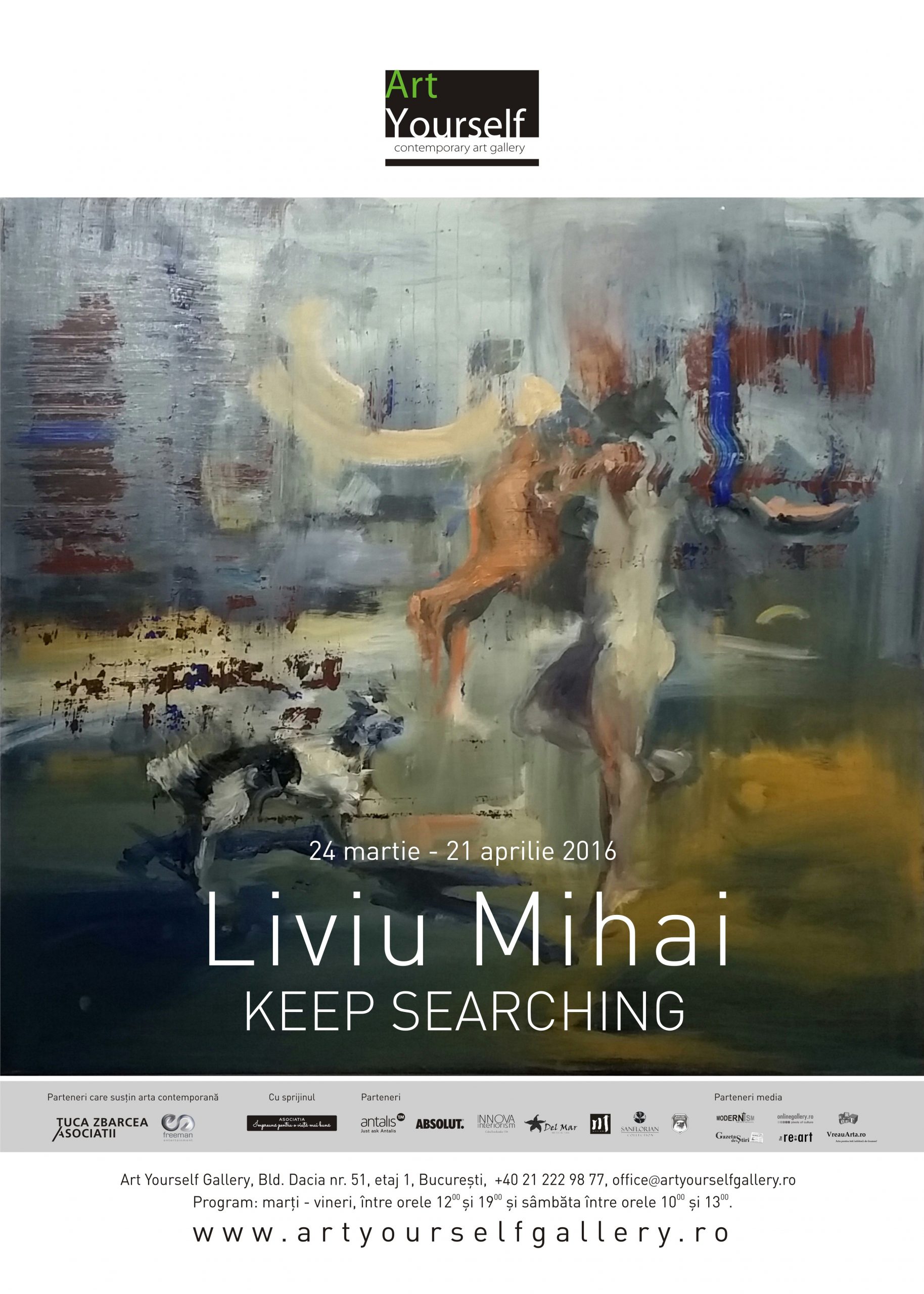 You are currently viewing Expozitie Liviu Mihai – Keep searching la Galeria Art Yourself