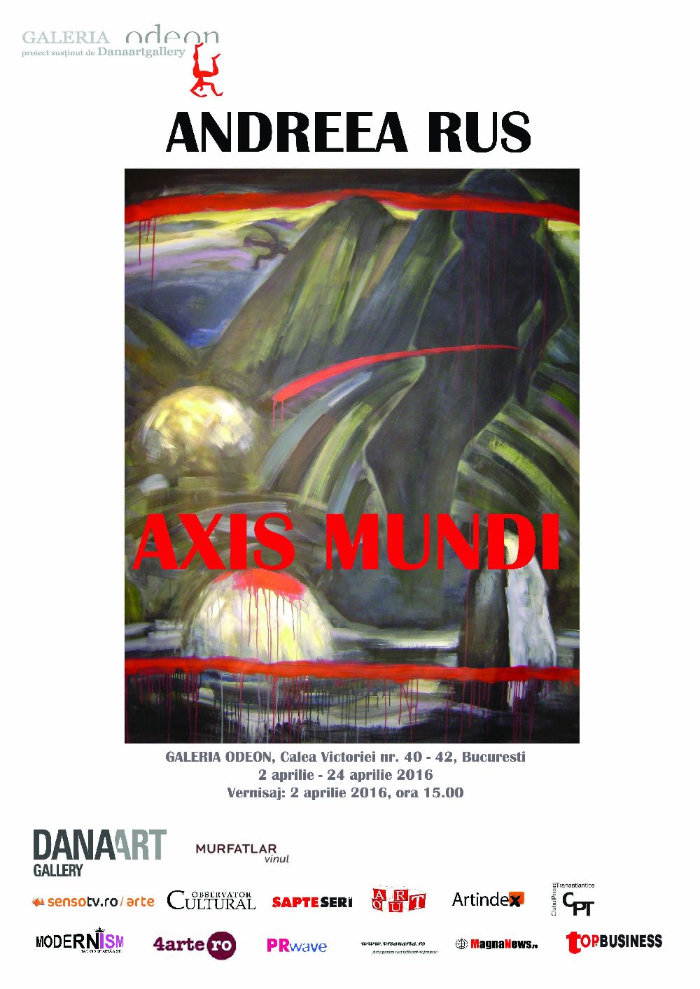 You are currently viewing Expoziţia Axis Mundi – Andreea Rus la DanaArtGallery