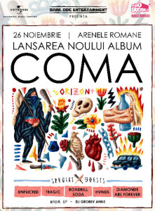 Read more about the article Coma lansează ORIZONT, noul lor album, pe 26 noiembrie la Arenele Romane!