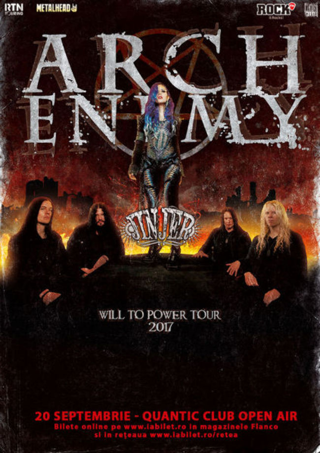 You are currently viewing ARCH ENEMY si Jinjer in concert la Bucuresti